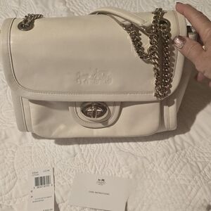 Coach Ranger Flap Crossbody Shoulder Bag, Gold Chain